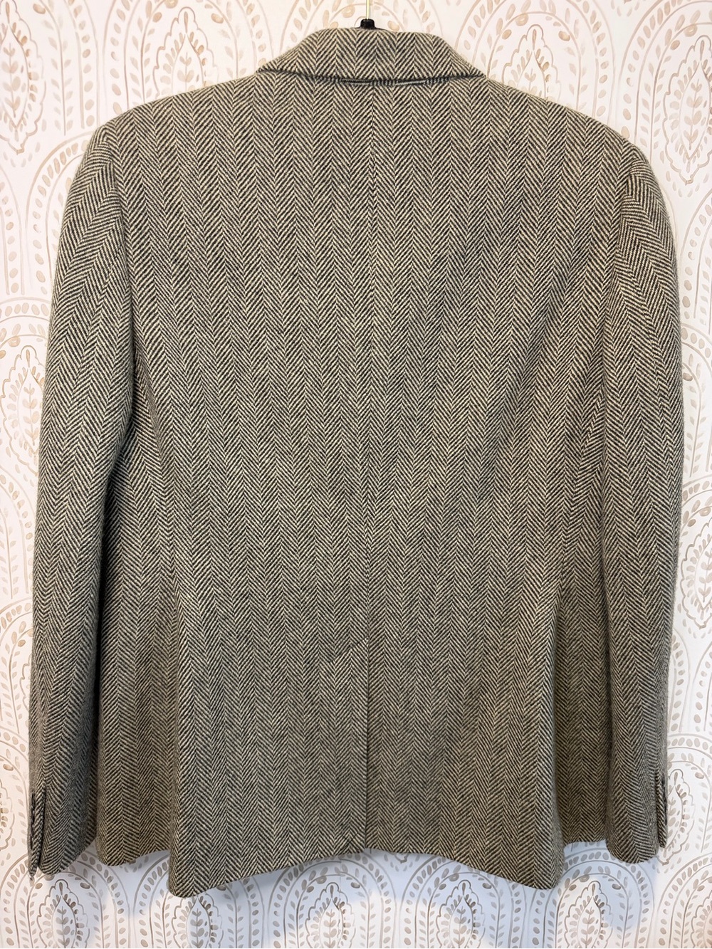 Lauren Ralph Lauren Wool Herringbone Blazer Women’s 14 - Picture 15 of 15